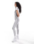 Adidas Sportswear Essential 3 stripe leggings in grey M - фото #2