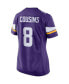 Фото #2 товара Women's Kirk Cousins Purple Minnesota Vikings Game Jersey