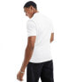 Фото #7 товара BOSS Orange Passenger slim fit polo in white