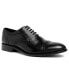 Фото #1 товара Men's Ford Quarter Brogue Oxford Leather Sole Lace-Up Dress Shoe