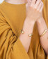 ფოტო #2 პროდუქტის 24K Gold-Plated Dash Cuff Bracelet