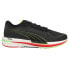 Фото #1 товара Puma Velocity Nitro Lace Up Running Mens Black Sneakers Athletic Shoes 194596-1