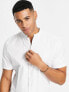 ASOS DESIGN Premium slim sateen shirt with mandarin collar in white M - фото #6