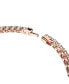 Crystal Round Cut Matrix Tennis Bracelet