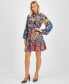 Фото #1 товара Women's Printed Fit & Flare Dress