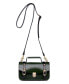 ფოტო #27 პროდუქტის Women's Genuine Leather Snapper Crossbody