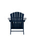 Фото #46 товара Adirondack Chair with Footrest Ottoman Set (Set of 2)