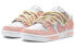 Фото #4 товара 【定制球鞋】 Nike Dunk Low ESS "White Paisley" 腰果花 HAPPY 小清新 少女心水蜜桃 休闲 低帮 板鞋 女款 粉白 / Кроссовки Nike Dunk Low DJ9955-100