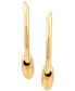 ფოტო #2 პროდუქტის Children's Heart Hoop Earrings in 14k Gold (1/2")