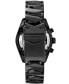 ფოტო #3 პროდუქტის Women's Jordan Chronograph Multifunctional Black Stainless Steel Bracelet Watch 40mm