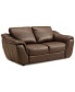 Фото #2 товара Jennard 71" Leather Loveseat, Created for Macy's