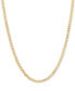 ფოტო #1 პროდუქტის Fine Curb Link 18" Chain Necklace in 14k Gold