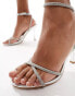 Фото #3 товара Simmi London Wide Fit Yeta barely there embellished sandals in silver