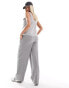 Фото #8 товара ASOS DESIGN Maternity tailored pull on trouser in grey pinstripe