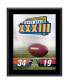 Denver Broncos vs. Atlanta Falcons Super Bowl XXXIII 10.5" x 13" Sublimated Plaque