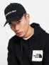 The North Face Horizontal embroidered logo cap in black