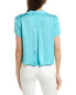 Bella Dahl Cropped Notch Collar Shirt Women's S