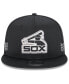 Фото #2 товара Men's Black Chicago White Sox 2024 Clubhouse 9FIFTY Snapback Hat