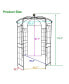 Birdcage Shaped Metal Garden Arch Gazebo