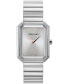 ფოტო #1 პროდუქტის Salvatore Women's Swiss Stainless Steel Bracelet Watch 27x34mm