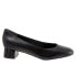 Фото #1 товара Trotters Lola T1561-001 Womens Black Extra Narrow Pumps Heels Shoes 7