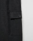 ფოტო #3 პროდუქტის Men's Pleated Cargo Pants