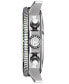 ფოტო #2 პროდუქტის Men's Swiss Chronograph Seastar 1000 Black Rubber Strap Watch 46mm
