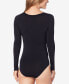 Фото #5 товара Softwear with Stretch Long Sleeve Bodysuit, Created for Macy's