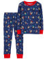 Toddler 2-Piece Christmas Mickey 100% Snug Fit Cotton Pajamas 2T