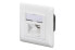 Фото #3 товара DIGITUS CAT 6 wall outlet, flush mount