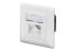 DIGITUS CAT 6 wall outlet, flush mount - фото #3