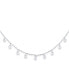 Фото #2 товара Bling Jewelry simple Delicate Fine Cocktail Holiday Party Bridal Fashion Crystal Thin Choker Necklace For Teen Women Wedding Prom Adjustable