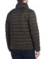 ფოტო #2 პროდუქტის Men's Packable Neck Pillow Zip-Front Quilted Jacket