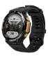 T-Rex 2 Outdoor Smartwatch - Astro Black and Gold Rubber strap