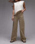 Фото #1 товара Levi's ribcage high rise wide leg cord jeans in beige