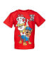 Фото #3 товара Toddler Boys Nickelodeon Chase Marshall Rubble 4 Pack Graphic T-Shirts