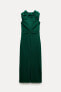 Zw collection draped pencil dress