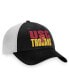 Фото #4 товара Men's Black, White USC Trojans Stockpile Trucker Snapback Hat