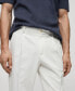 Фото #5 товара Men's Pleated Texture Slim Fit Trousers