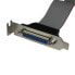 Фото #3 товара StarTech.com Low Profile 16in Parallel Port Header Cable Adapter with Bracket – DB25 (F) to IDC26 - DB-25 25 pin D-Sub - IDC 26 pin Motherboard Header - 0.4 m - Grey