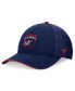 ფოტო #3 პროდუქტის Men's Navy Columbus Blue Jackets 2024 NHL Draft On Stage Trucker Adjustable Hat