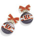ფოტო #1 პროდუქტის Women's Cincinnati Bengals Ornament Earrings
