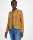 ფოტო #1 პროდუქტის Women's Textured Open-Front Band Jacket