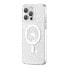 Фото #1 товара Чехол Kingxbar для iPhone 14 Pro MagSafe PQY Geek Series магнитный серебристый