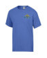 ფოტო #3 პროდუქტის Men's Light Blue Distressed Pitt Panthers Vintage-Like Logo T-shirt