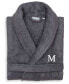 ფოტო #2 პროდუქტის 100% Turkish Cotton Personalized Terry Bath Robe - Gray