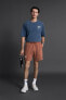 Faded jogging bermuda shorts