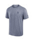 Фото #3 товара Men's Navy Dallas Cowboys Front Office Tech T-Shirt