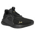 Фото #3 товара Puma Softride Enzo Evo Metal Wide Running Womens Black Sneakers Athletic Shoes