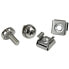 Фото #2 товара StarTech.com M5 Rack Screws and M5 Cage Nuts - 20 Pack - Screw - Silver - RoHS - 210 g - 20 pc(s) - 125 mm